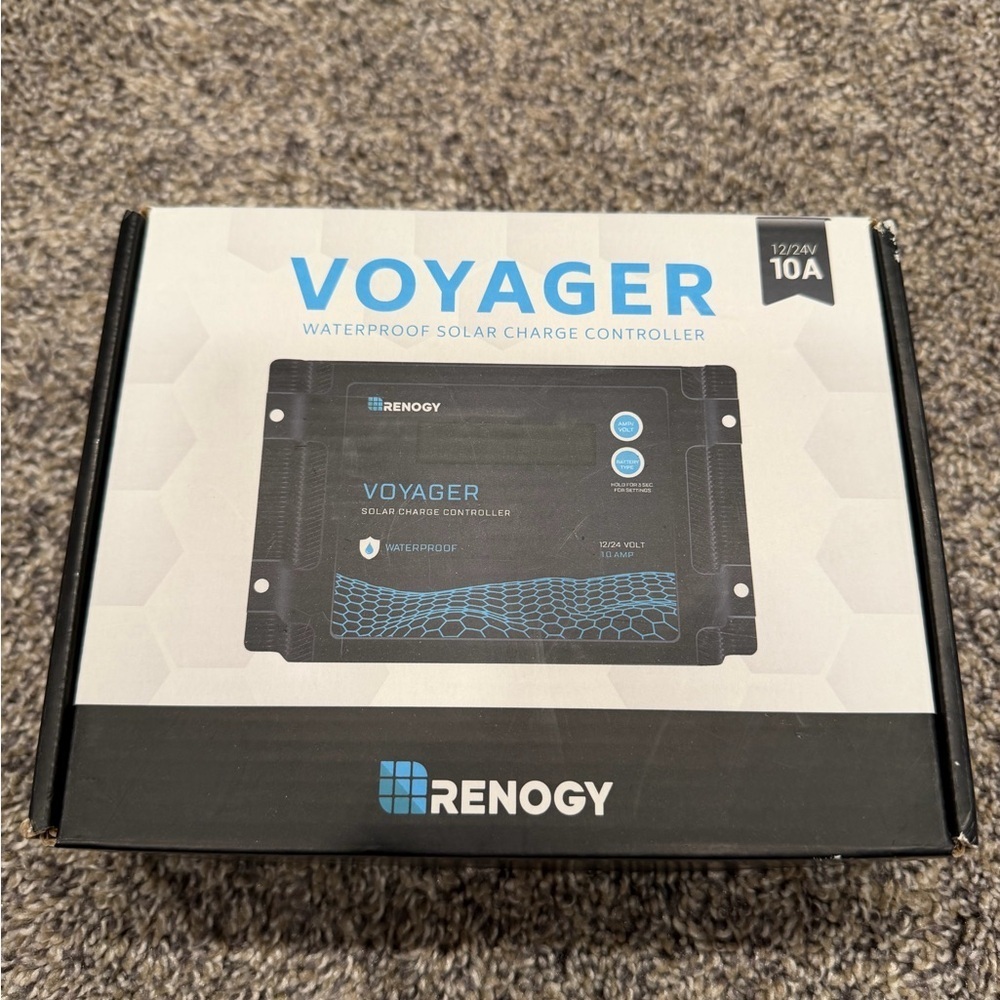 Renogy Voyager 10A PWM Waterproof Solar Charge Controller NEW